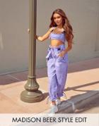 Asos Design 90's Track Pant Two-piece-purple