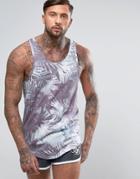 Siksilk Racer Back Tank In Blue - Blue