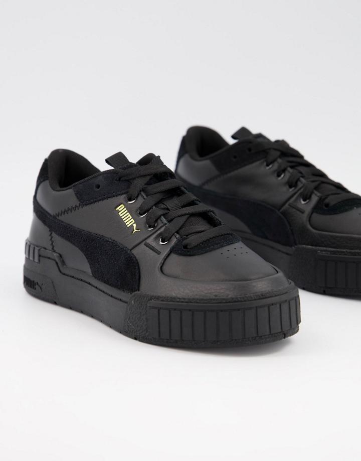 Puma Cali Sport Sneakers In Triple Black