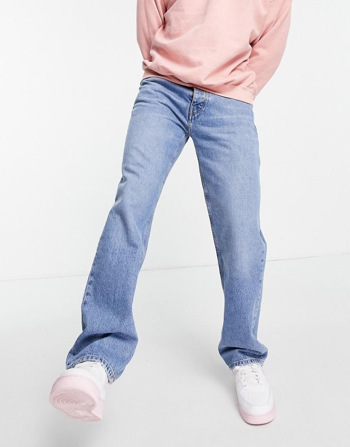 River Island Baggy Jeans In Blue-blues