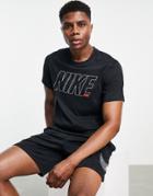 Nike Training Dri-fit 6/1 Pack Logo T-shirt In Black