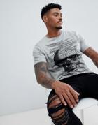 Bolongaro Trevor Skull Print T-shirt - Gray