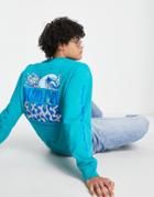 Stan Ray Jams Backprint Sweatshirt In Teal-green