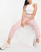 Asos Design Hourglass Oversized Sweatpants In Dusty Rose-pink