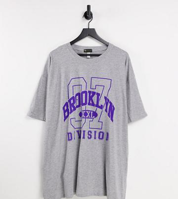 I Saw It First Plus Motif T-shirt In Black