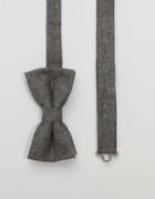 Noose & Monkey Bow Tie Wool - Gray