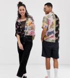 Collusion Unisex Splice Print Shirt - Multi