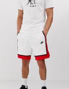 Nike Mesh Logo Shorts In White