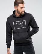 Nicce Box Logo Hoodie - Black