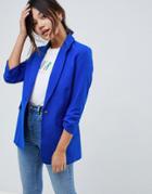Amy Lynn Tailored Blazer - Blue