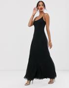Asos Design Floaty Cami Maxi Dress-black