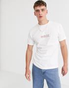 Parlez Shadow Embroidered T-shirt In White