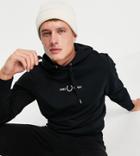 Fred Perry Embroidered Logo Hoodie In Black Exclusive To Asos