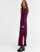 Fabienne Chapot Lewis Spot Button Down Maxi Dress-multi