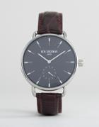 Ben Sherman Brown Leather Strap Watch - Brown