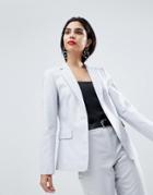 Sisley Classic Tailored Blazer - Gray