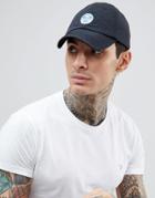 North Sails Felt Logo Nylon Cap In Black - Black