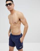 Boss Perch Swim Shorts In Blue - Blue