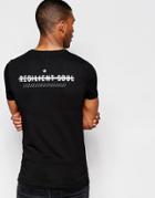 Asos Muscle T-shirt With Resilient Soul Glitter Back Print - Black
