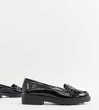 New Look Patent Loafer In Black