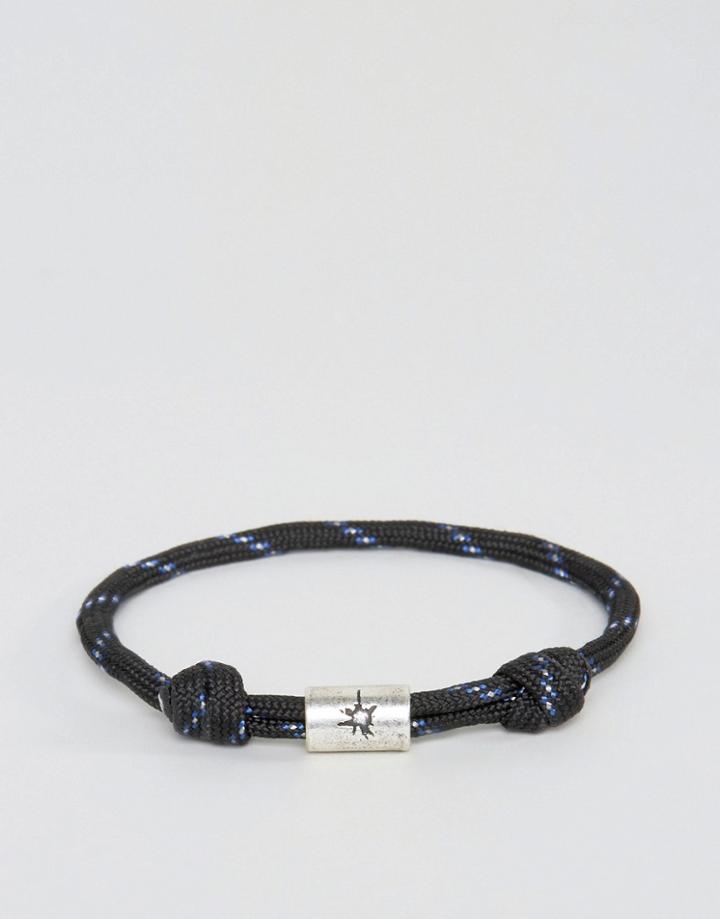 Classics 77 Rope Cord Bracelet In Black - Black