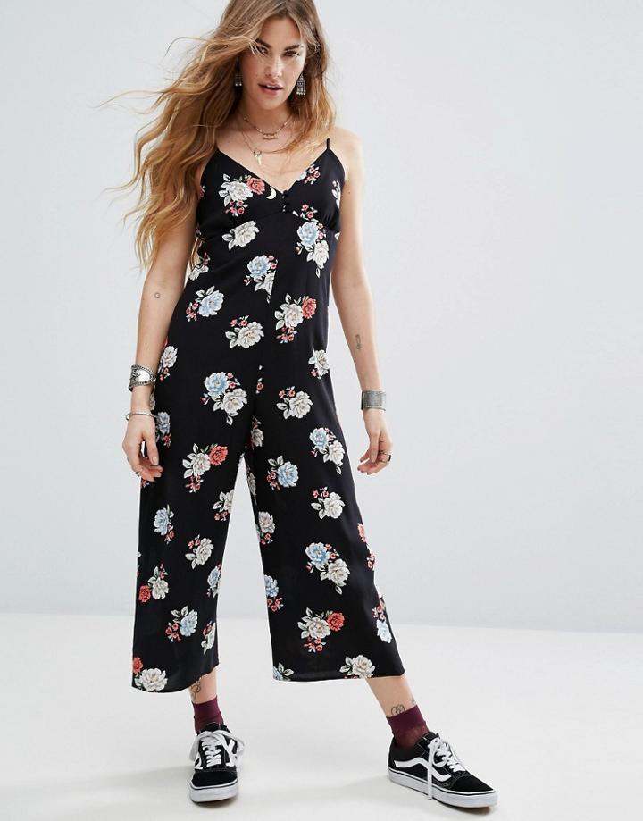 Nobody's Child Wide Leg Jumpsuit - Black