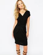 Supertrash Dunster Body-conscious Ruched Dress - Black