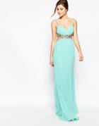 Forever Unique Kirsty Maxi Dress With Embellishment - Mint