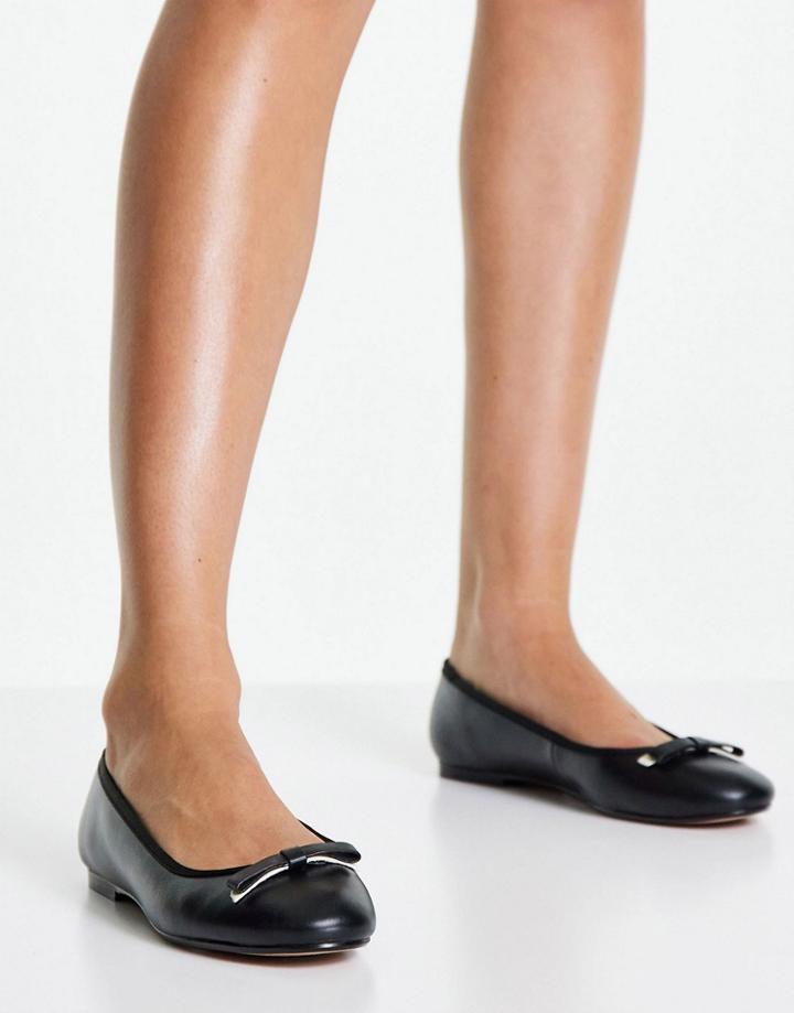 Ted Baker Sualo Ballet Pump Shoe In Black