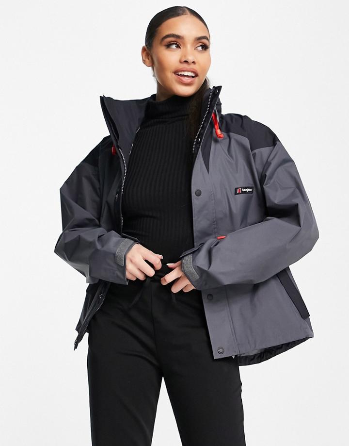 Berghaus Mayeurvate Jacket In Charcoal-gray