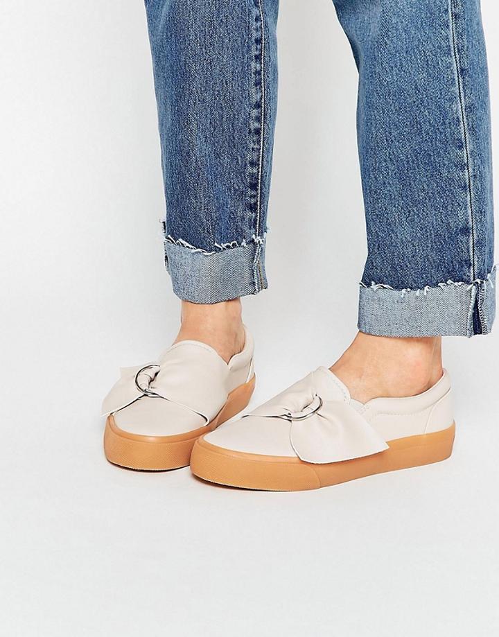 Asos Digger D-ring Sneakers - Beige