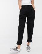 Pull & Bear Slouchy Jeans In Black