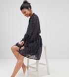 Y.a.s Tall Printed Mini Soft Skater Dress-multi