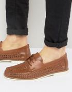 Kg By Kurt Geiger Woven Shoes In Tan Leather - Tan