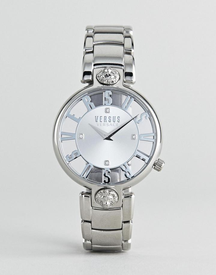 Versus Versace Kirstenhof Vp490518 Bracelet Watch In Silver 34mm - Silver
