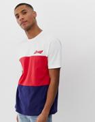 Asos Design Budweiser Relaxed T-shirt With Color Blocking-multi
