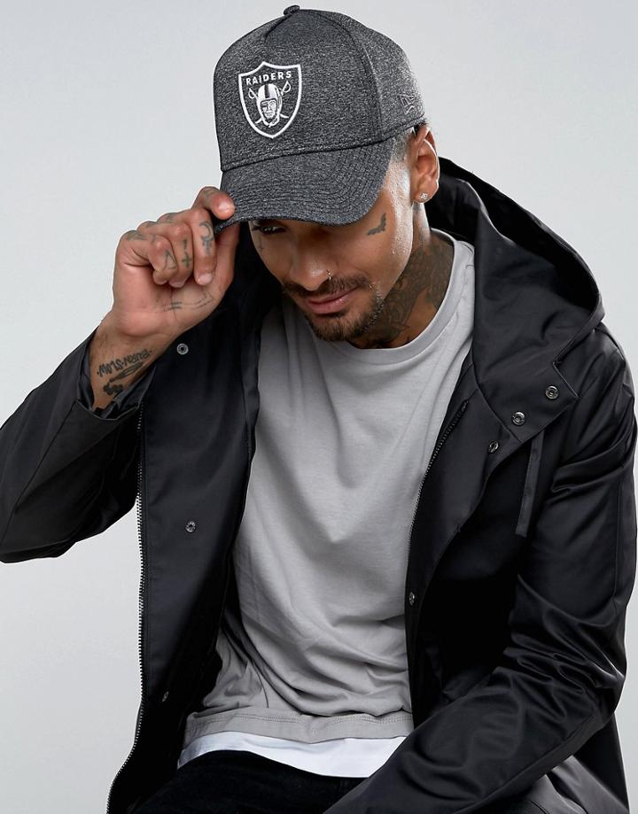 New Era A-frame Trucker Cap Oakland Raiders - Black
