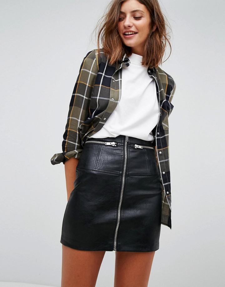 Stradivarius Check Shirt - Green
