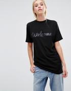 This Is Welcome Classic Logo T-shirt - Black