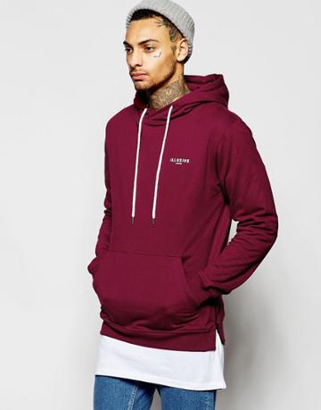 Illusive London Oversized Hoodie - Red