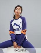 Puma Exclusive To Asos Cutout Sweatshirt - Navy