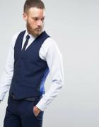 Harry Brown Plain Vest - Blue