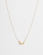 Pieces Truly Love Necklace - Gold