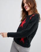 Replay Alpaca Wool Blend Star Sweater - Beige