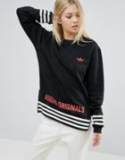 Adidas Originals Oversized Sweatshirt With Originals Logo - Black