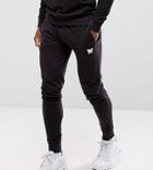 Good For Nothing Skinny Sweatpants In Black With Small Logo - Black