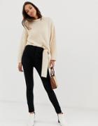 Free People Pull On Ponti Skinny Pants-black