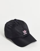 Adidas Originals Sleek Back Adjustable Cap In Black