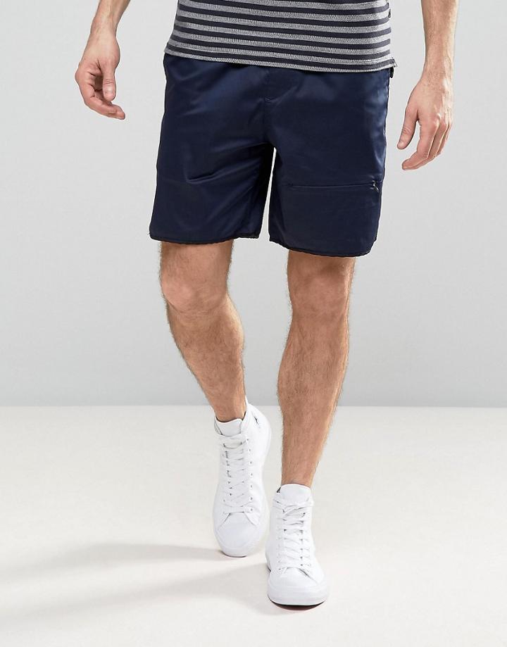 Kiomi Technical Short With Leg Pocket - Navy