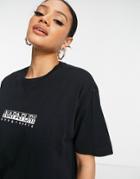 Napapijri Box T-shirt In Black